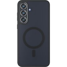 Защитный чехол Deexe Matte Skin with MagSafe для Samsung Galaxy S26 FE - Black: фото 1 из 12
