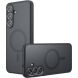 Защитный чехол Deexe Matte Skin with MagSafe для Samsung Galaxy S26 FE - Black (412763B). Фото 2 из 12