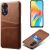 Защитный чехол Deexe Pocket Case для OPPO A38 / A18 - Brown: фото 1 из 4