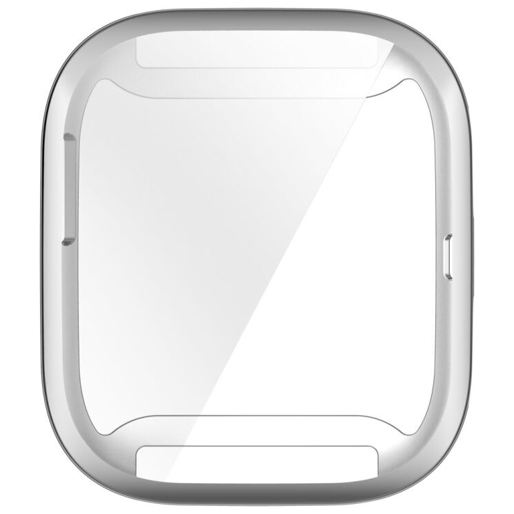 Захисний чохол Deexe Protective Frame для Xiaomi Amazfit Bip 6 - Silver: фото 6 з 10