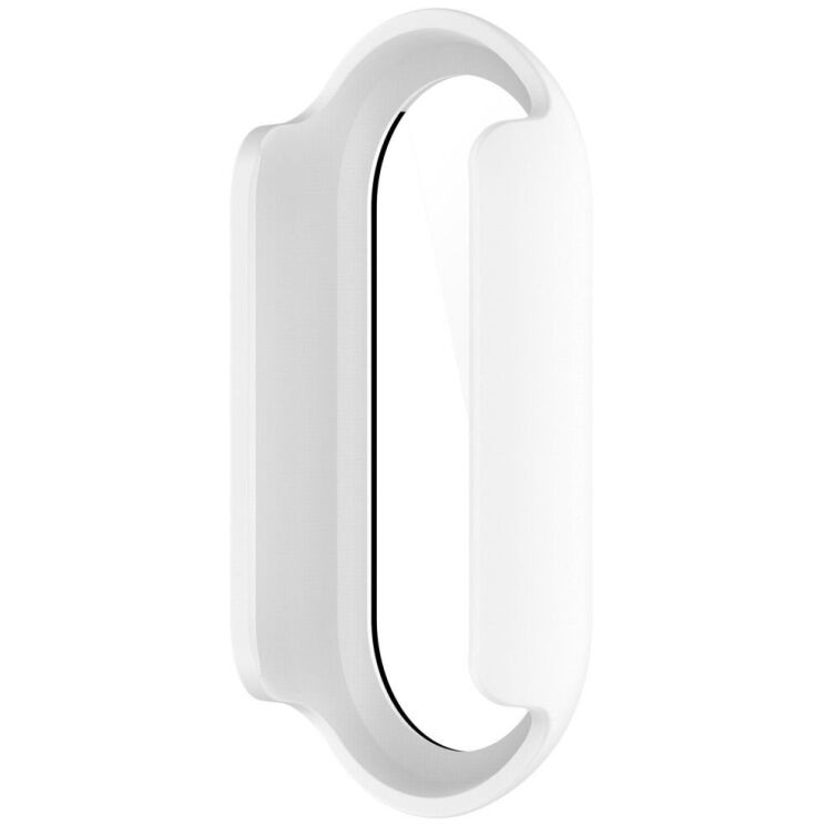 Захисний чохол Deexe Protective Frame для Xiaomi Mi Smart Band 9 - White: фото 5 з 8