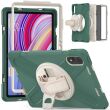 Защитный чехол Deexe Rotation Hybrid для Xiaomi Redmi Pad Pro / Poco Pad - Emerald Green (352622EG)