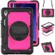 Захисний чохол Deexe Shockproof Case для Samsung Galaxy Tab S9 FE (X510/516) / Tab S10 FE (X520/526) - Black / Rose (338917BP). Фото 1 з 9