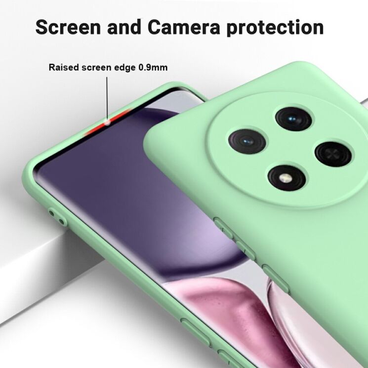 Защитный чехол Deexe Silicone Case для Honor Magic 7 Lite - Red: фото 4 из 8