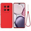 Защитный чехол Deexe Silicone Case для Honor Magic 7 Lite - Red (379713R)