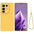 Захисний чохол Deexe Silicone Case для Infinix Note 50 Pro Plus - Yellow (380611Y)