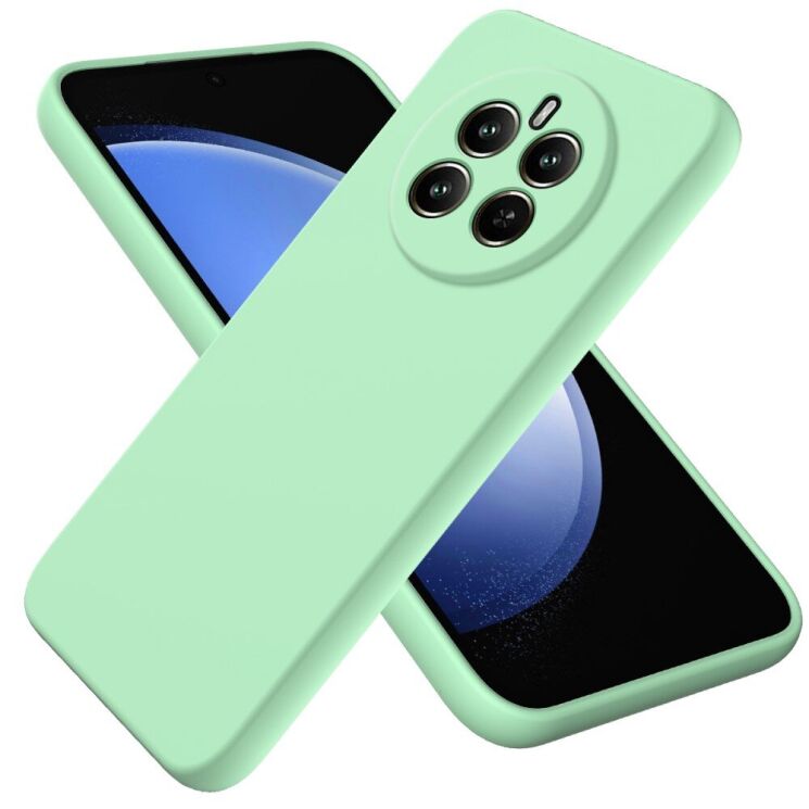 Захисний чохол Deexe Silicone Case для Realme 12 Pro / 12 Pro+ - Green: фото 1 з 8