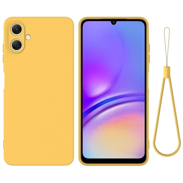 Защитный чехол Deexe Silicone Case для Samsung Galaxy A06 (A065) - Yellow: фото 1 из 8
