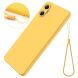 Защитный чехол Deexe Silicone Case для Samsung Galaxy A06 (A065) - Yellow (365114Y). Фото 2 из 8