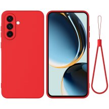 Защитный чехол Deexe Silicone Case для Samsung Galaxy A17 (A175) - Red: фото 1 из 9