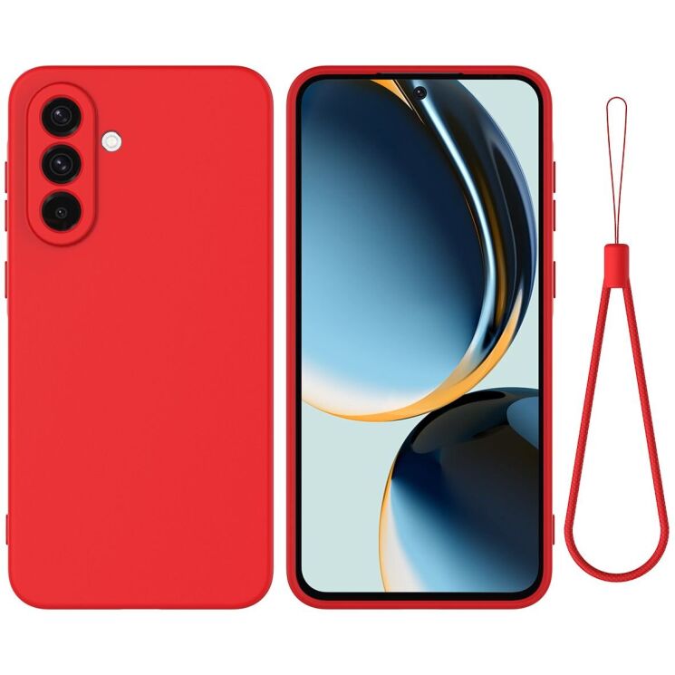 Защитный чехол Deexe Silicone Case для Samsung Galaxy A17 (A175) - Red: фото 1 из 9