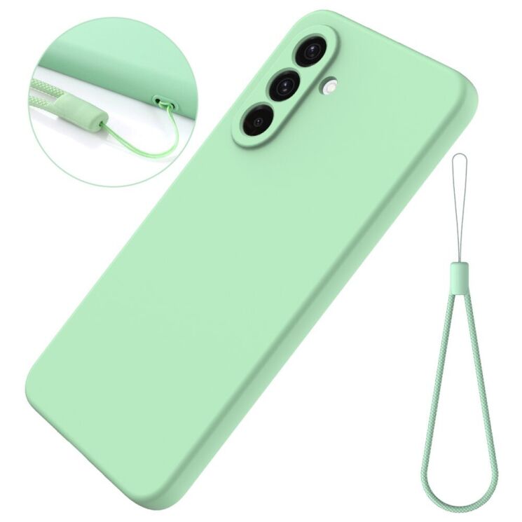 Защитный чехол Deexe Silicone Case для Samsung Galaxy A36 (A366) - Green: фото 2 из 9