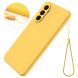 Защитный чехол Deexe Silicone Case для Samsung Galaxy A56 (A566) - Yellow (372116Y). Фото 2 из 8