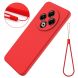 Защитный чехол Deexe Silicone Case для TECNO Spark 30 - Red (370408R). Фото 2 из 8