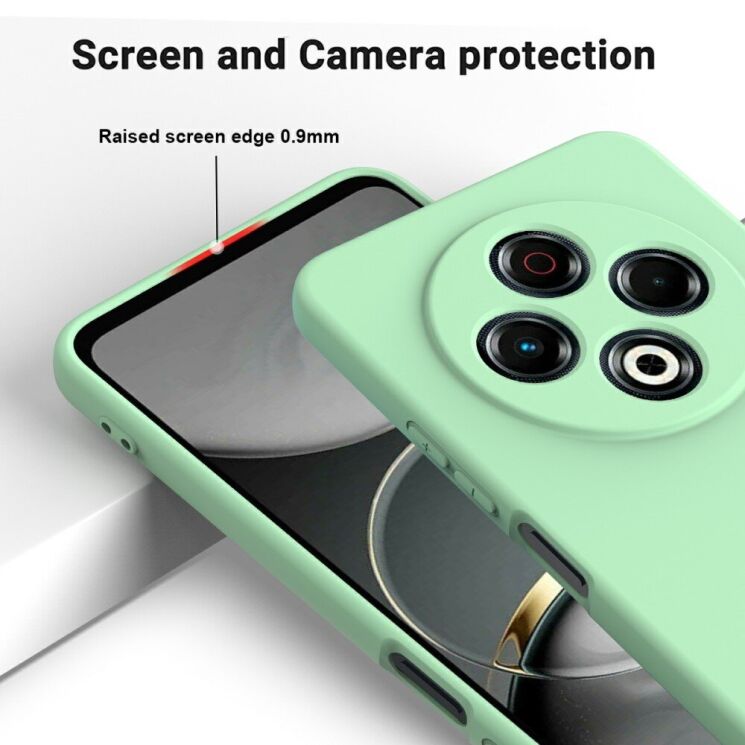 Защитный чехол Deexe Silicone Case для TECNO Spark 30 - Black: фото 5 из 8