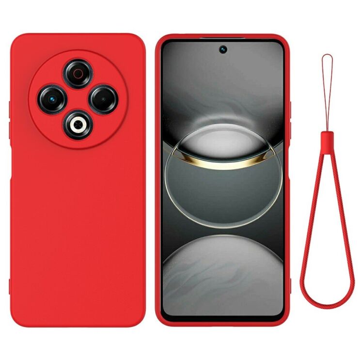 Защитный чехол Deexe Silicone Case для TECNO Spark 30 - Red: фото 1 из 8