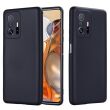 Защитный чехол Deexe Silicone Case для Xiaomi 11T / 11T Pro - Black (285820B)