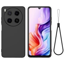 Силиконовый (TPU) чехол Deexe Silicone Case для ZTE Blade V70 Max - Black: фото 1 из 9