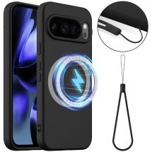 Захисний чохол Deexe Silicone Case with MagSafe для Google Pixel 10 Pro XL - Black: фото 1 з 9
