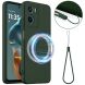 Захисний чохол Deexe Silicone Case with MagSafe для Motorola Moto G05 / Moto E15 - Dark Green (372737DG). Фото 1 з 8