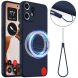 Захисний чохол Deexe Silicone Case with MagSafe для Nothing CMF Phone 2 Pro - Dark Blue (386517DB). Фото 1 з 9