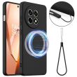 Защитный чехол Deexe Silicone Case with MagSafe для OnePlus 13R / Ace 5 / Ace 5 Pro - Black (373746B)