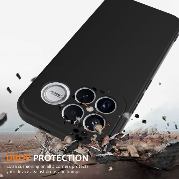 Защитный чехол Deexe Silicone Case with MagSafe для Xiaomi Poco F8 Ultra - Dark Green: фото 3 из 9