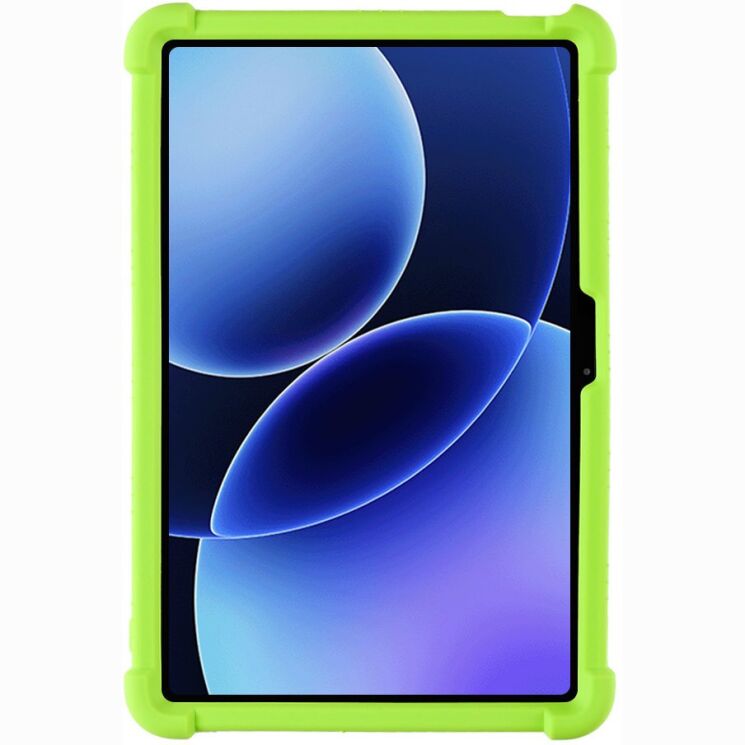 Захисний чохол Deexe Silicone Kickstand для Xiaomi Pad 8 / Pad 8 Pro - Green: фото 2 з 8