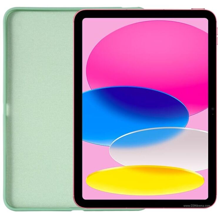 Защитный чехол Deexe Silicone Shell для Apple iPad 10.9 (2022) / iPad 11 (2025) - Green: фото 3 из 9