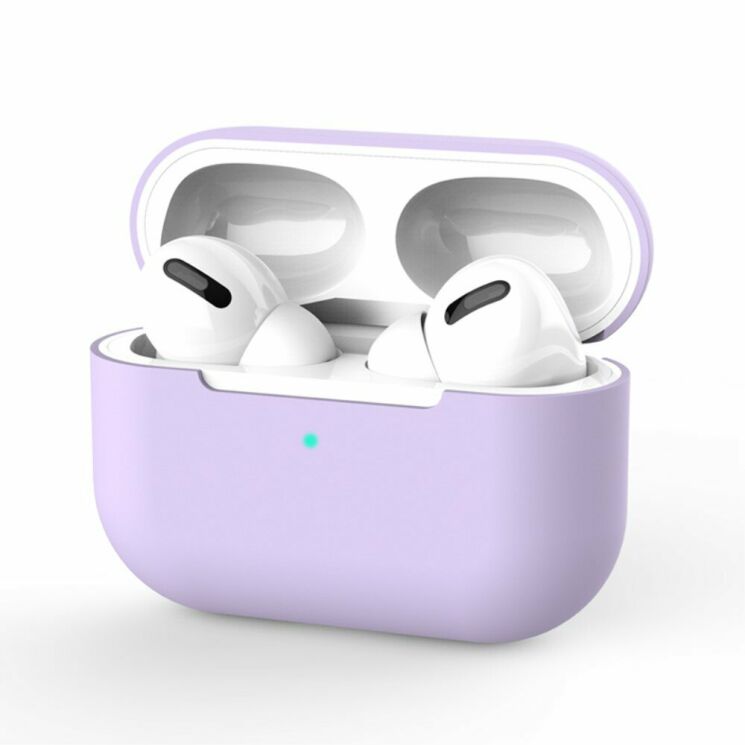 Захисний чохол Deexe Simple Style для Apple AirPods Pro - Purple: фото 1 з 10