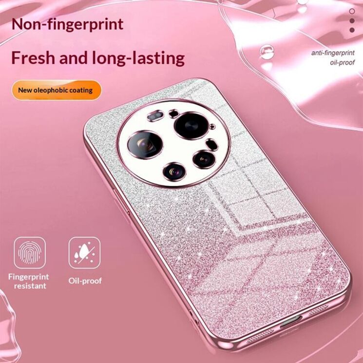 Защитный чехол Deexe Sparkles Cover для Xiaomi 17 Ultra - Transparent: фото 5 из 7