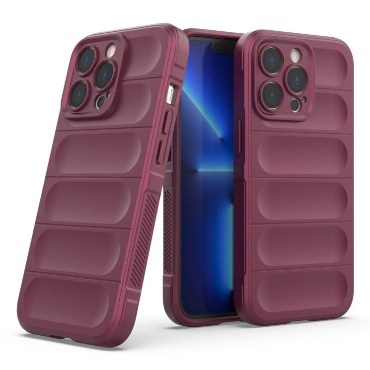 Защитный чехол Deexe Terra Case для Apple iPhone 13 Pro - Wine Red: фото 4 из 8