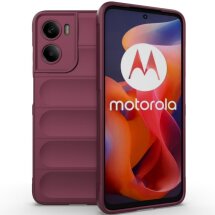Захисний чохол Deexe Terra Case для Motorola Moto G05 / Moto E15 - Wine Red: фото 1 з 6