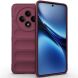 Защитный чехол Deexe Terra Case для OPPO Reno 12 F/FS - Wine Red (377800WR). Фото 1 из 6