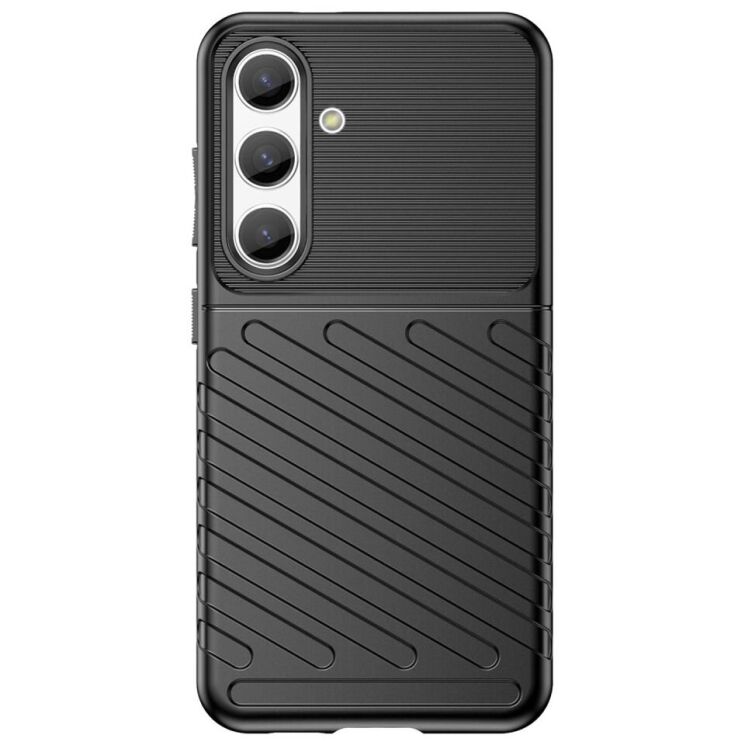 Защитный чехол Deexe Thunder Series для Samsung Galaxy S24 - Black: фото 2 из 7