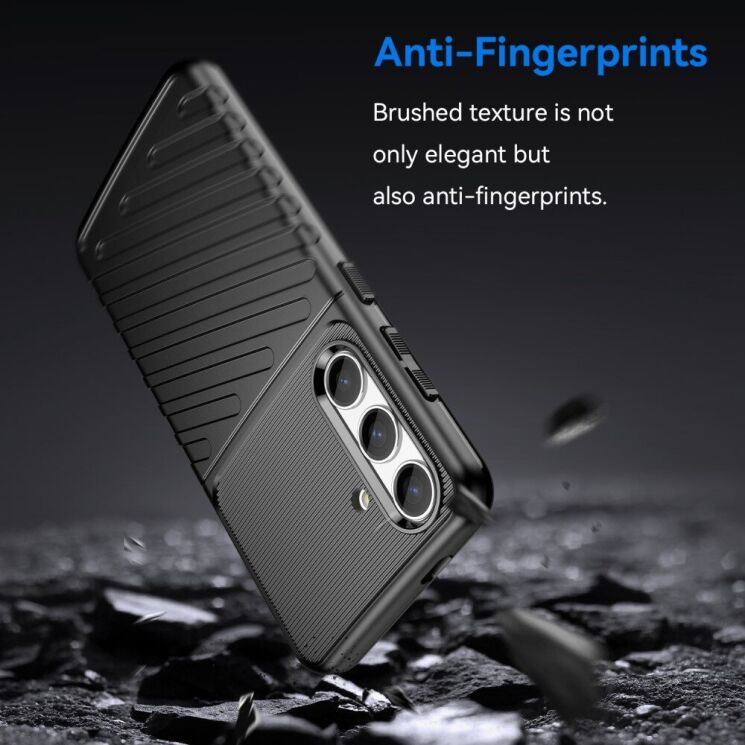 Защитный чехол Deexe Thunder Series для Samsung Galaxy S24 - Black: фото 3 из 7