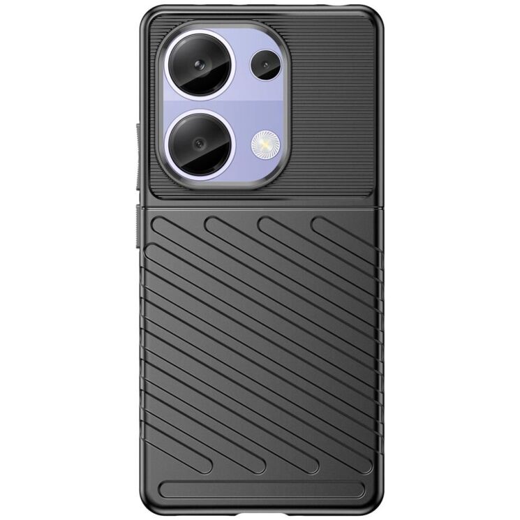 Защитный чехол Deexe Thunder Series для Xiaomi Redmi Note 13 Pro 4G / Poco M6 Pro - Black: фото 2 из 8