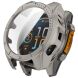 Защитный чехол Deexe Watch Case для Garmin Fenix 8 (43mm) - Titanium Steel / Blue (367302HL). Фото 1 из 7