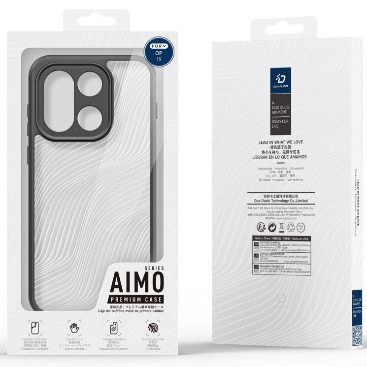 Защитный чехол DUX DUCIS Aimo Series для OnePlus 15 - Black: фото 8 из 9