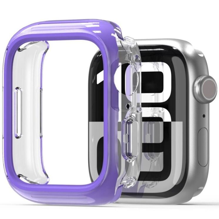 Защитный чехол DUX DUCIS Camo Series для Apple Watch 41 mm (7 / 8 / 9 Series) - Purple: фото 1 из 11