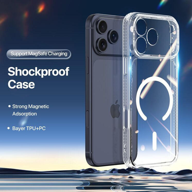 Захисний чохол DUX DUCIS Clin Series MagSafe для iPhone 18 Pro Max - Clear: фото 4 з 13