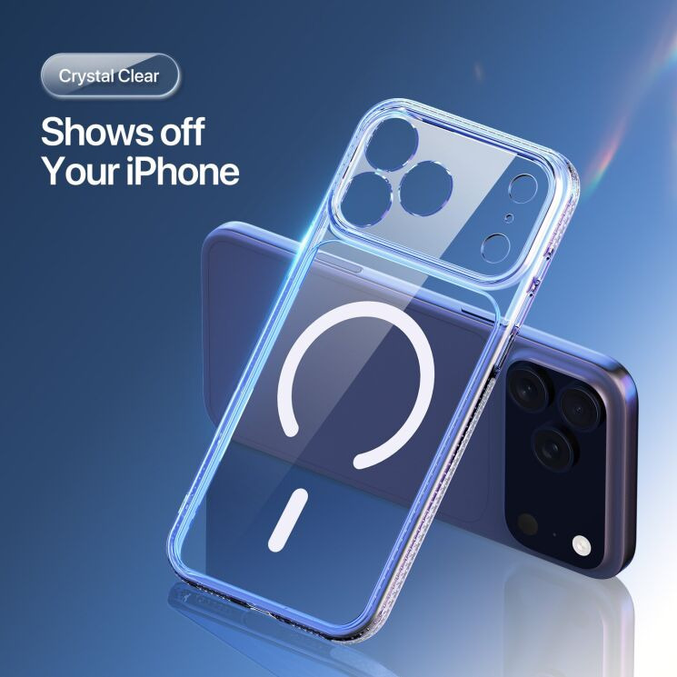 Захисний чохол DUX DUCIS Clin Series MagSafe для iPhone 18 Pro Max - Clear: фото 10 з 13