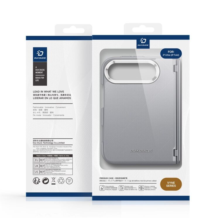 Захисний чохол Dux Ducis Vyne Series для iPhone Duo - Grey: фото 5 з 12