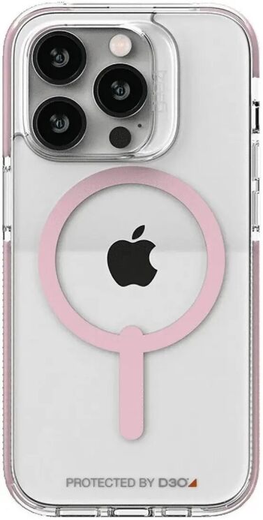 Захисний чохол Gear4 Piccadilly Snap Magsafe для Apple iPhone 14 Pro (702010106) - Pink: фото 1 з 10