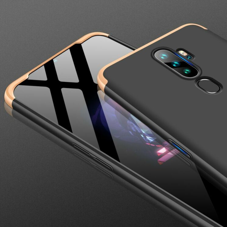 Захисний чохол GKK Double Dip Case для OPPO A5 2020 - Black / Gold: фото 6 з 6
