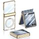 Защитный чехол GKK Hinge Magnetic для Samsung Galaxy Flip 7 - Champagne Gold (383949F). Фото 1 из 10