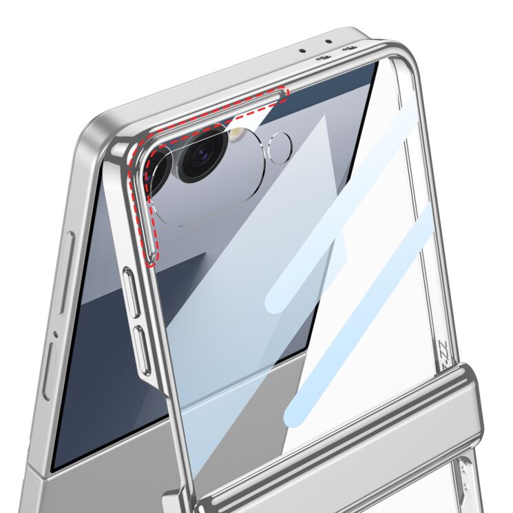 Защитный чехол GKK Hinge Magnetic для Samsung Galaxy Flip 7 - Purple: фото 6 из 10