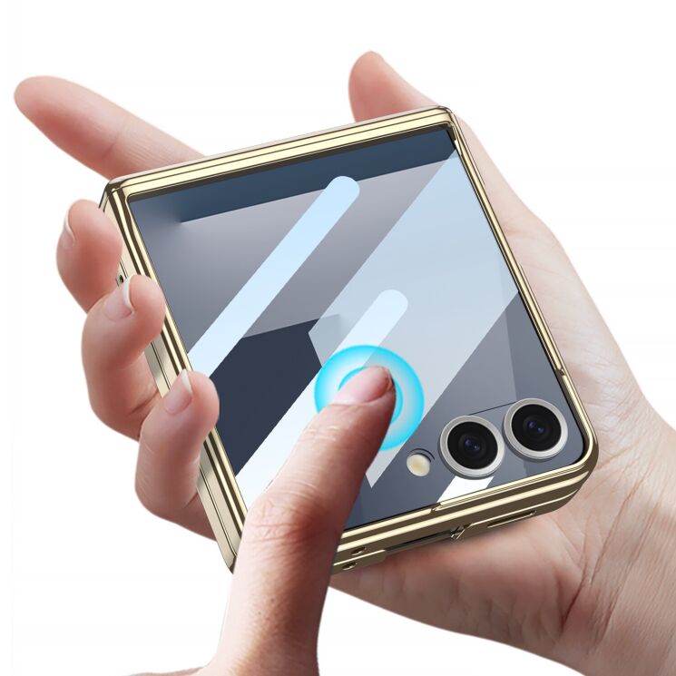 Защитный чехол GKK Hinge Magnetic для Samsung Galaxy Flip 7 - Purple: фото 3 из 10