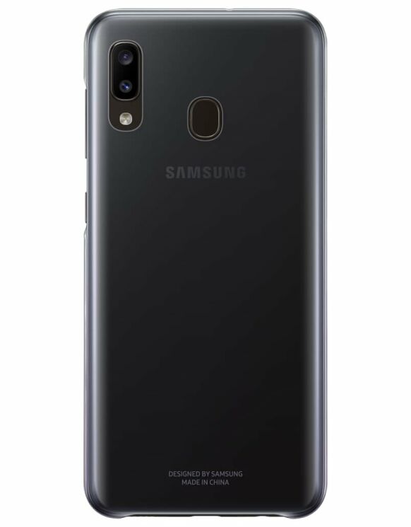Защитный чехол Gradation Cover для Samsung Galaxy A20 (A205) EF-AA205CBEGRU - Black: фото 1 из 5