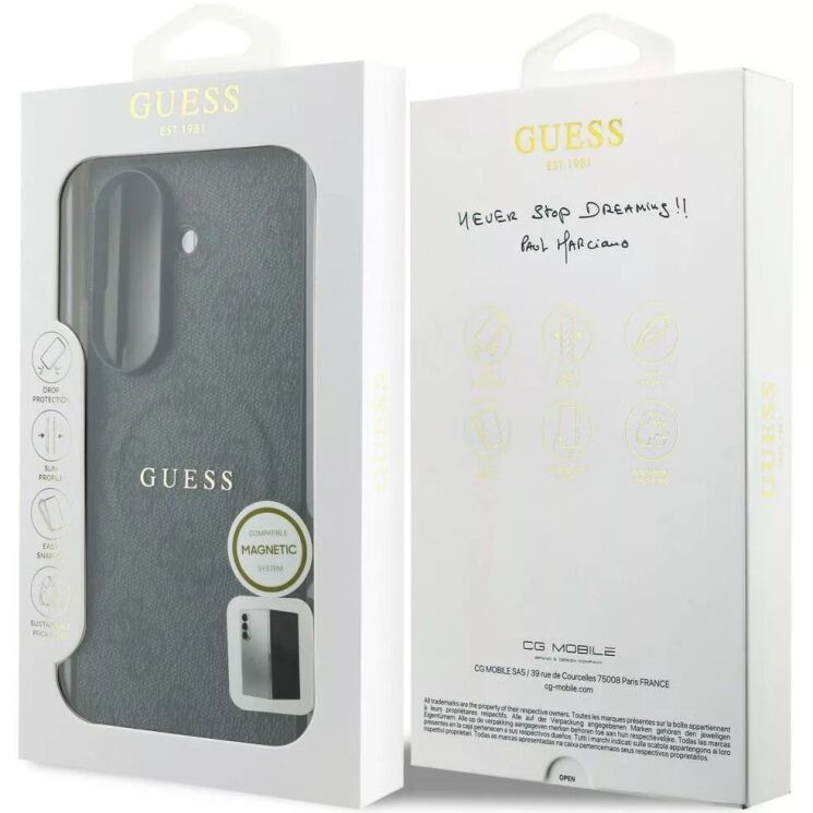 Защитный чехол Guess 4G Classic MagSafe для Samsung Galaxy Fold 8 Ultra (GUHMZFD8P4MSEGCK) - Black (424099B) Защитный чехол Guess 4G Classic MagSafe для Samsung Galaxy Fold 8 Ultra (GUHMZFD8P4MSEGCK) - Black: фото 7 из 7